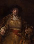 REMBRANDT Harmenszoon van Rijn Self-portrait (mk08) oil painting
